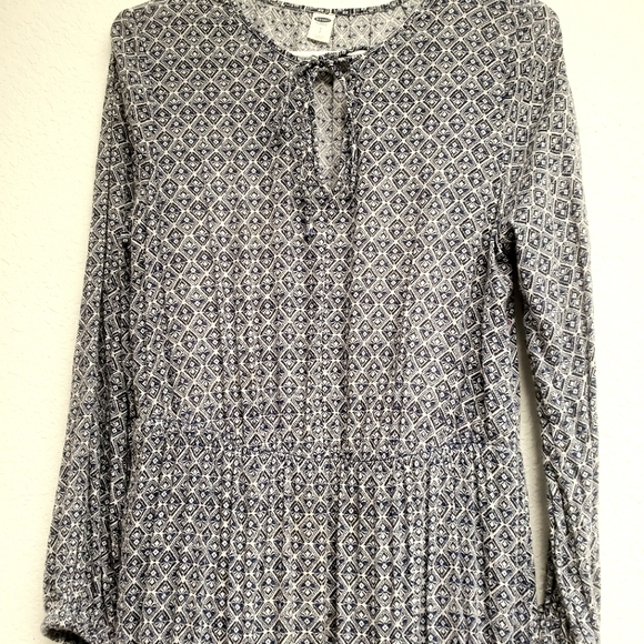 Old Navy Multi Print Midi Swing Dress Women's Small - Picture 5 of 7